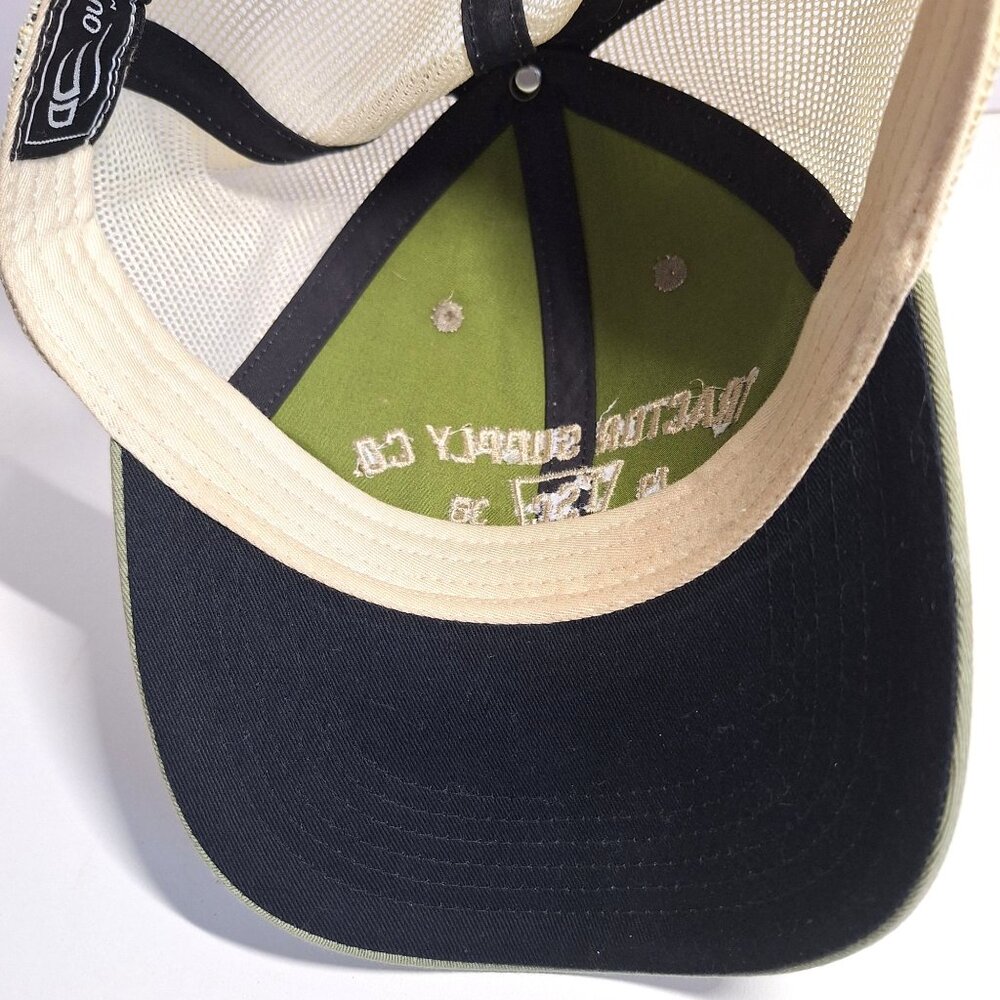 Olive Green Tractor Supply Mesh Trucker Hat Adjustable Snapback Baseball Cap - Picture 3 of 10
